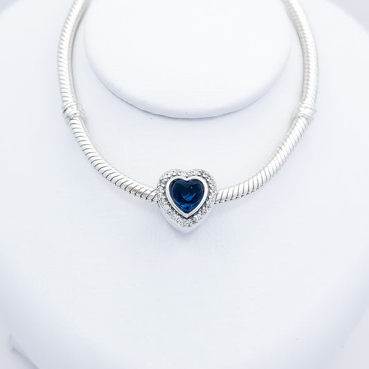 Charm Corazon Azul