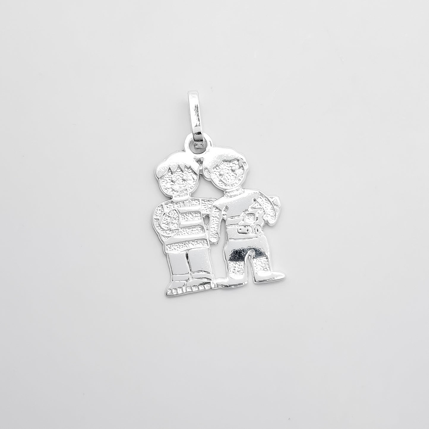 Dije 2 Niños Blanco