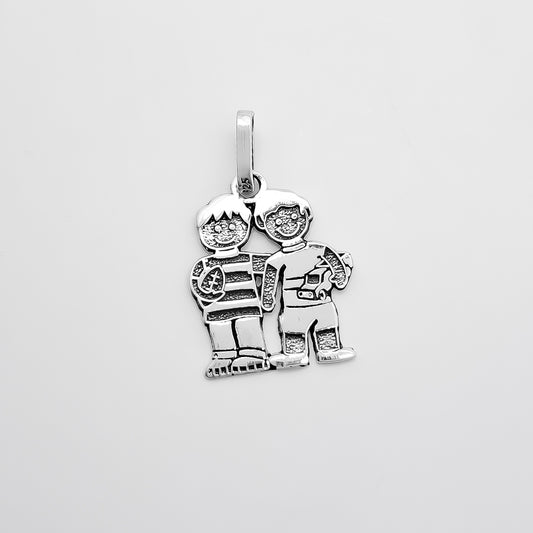 Dije 2 Niños Pavonado