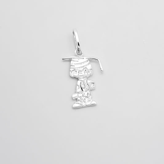 Dije Niño Graduado Blanco