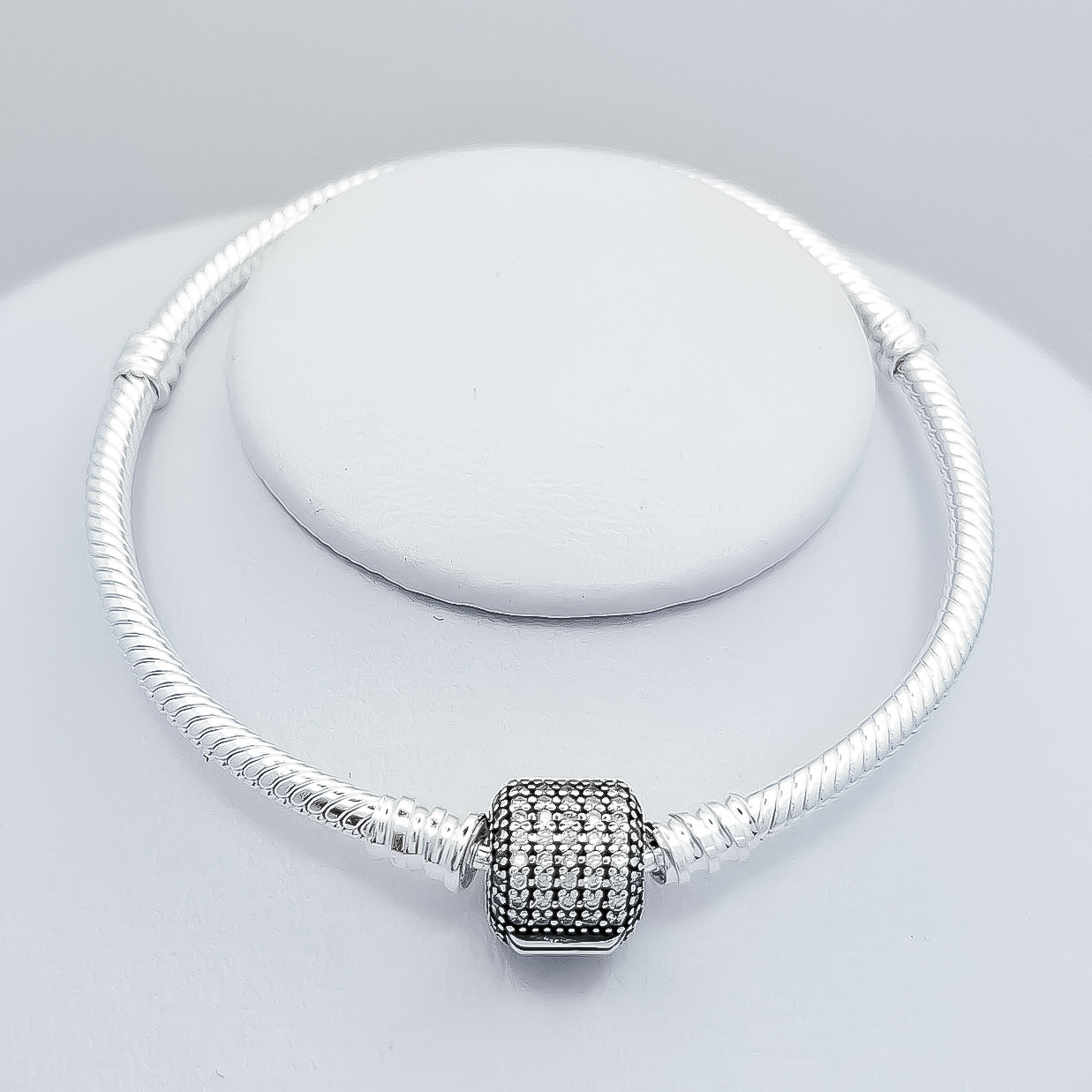 Pulsera Barril Zirconia