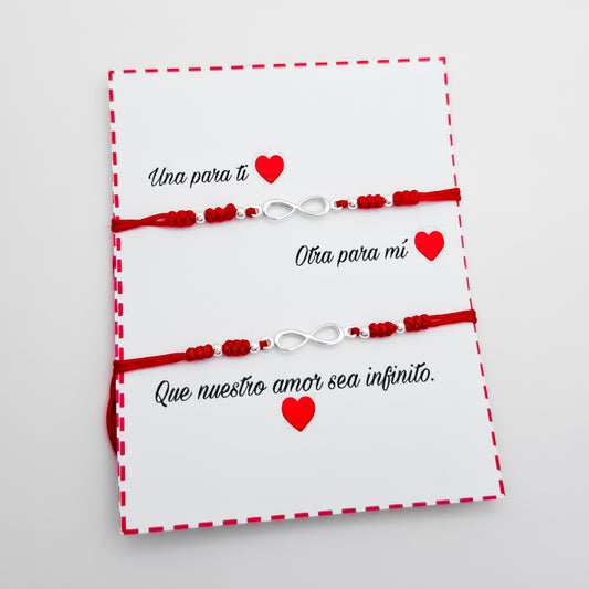 Pulsera Infinito Rojo