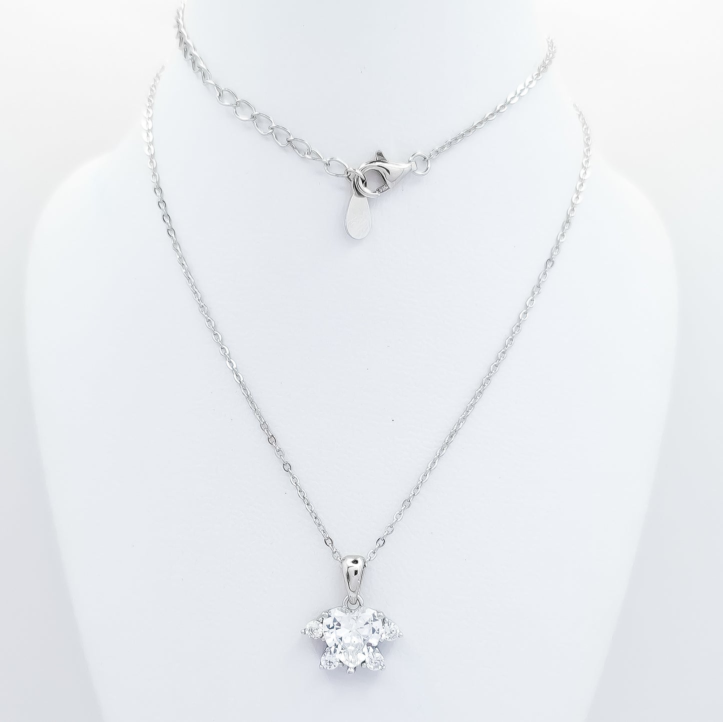 Collar Corazon Zirconia