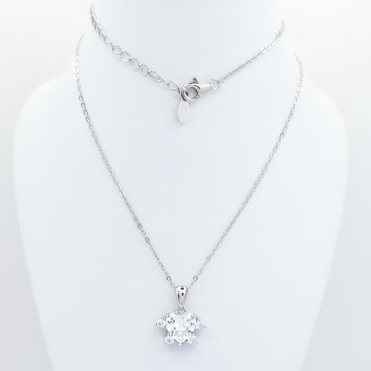 Collar Corazon Zirconia