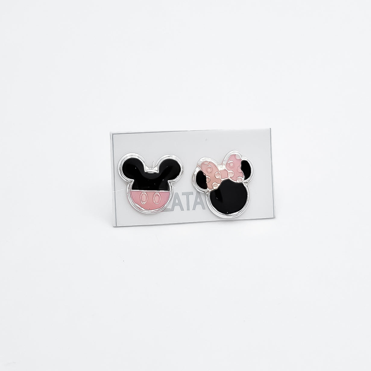 Broquel Minnie y Mickey Rosa