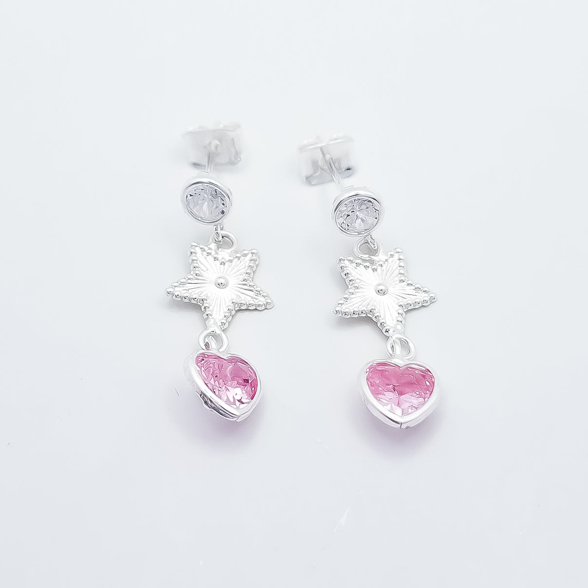 Broquel Estrella Corazon Rosa