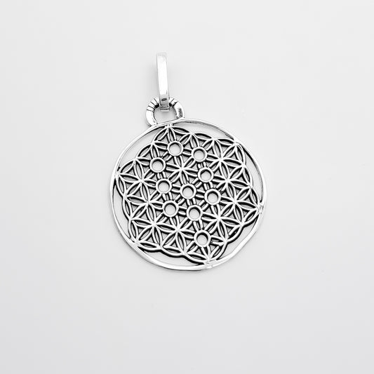 Dije Flor de la Vida Pavonado