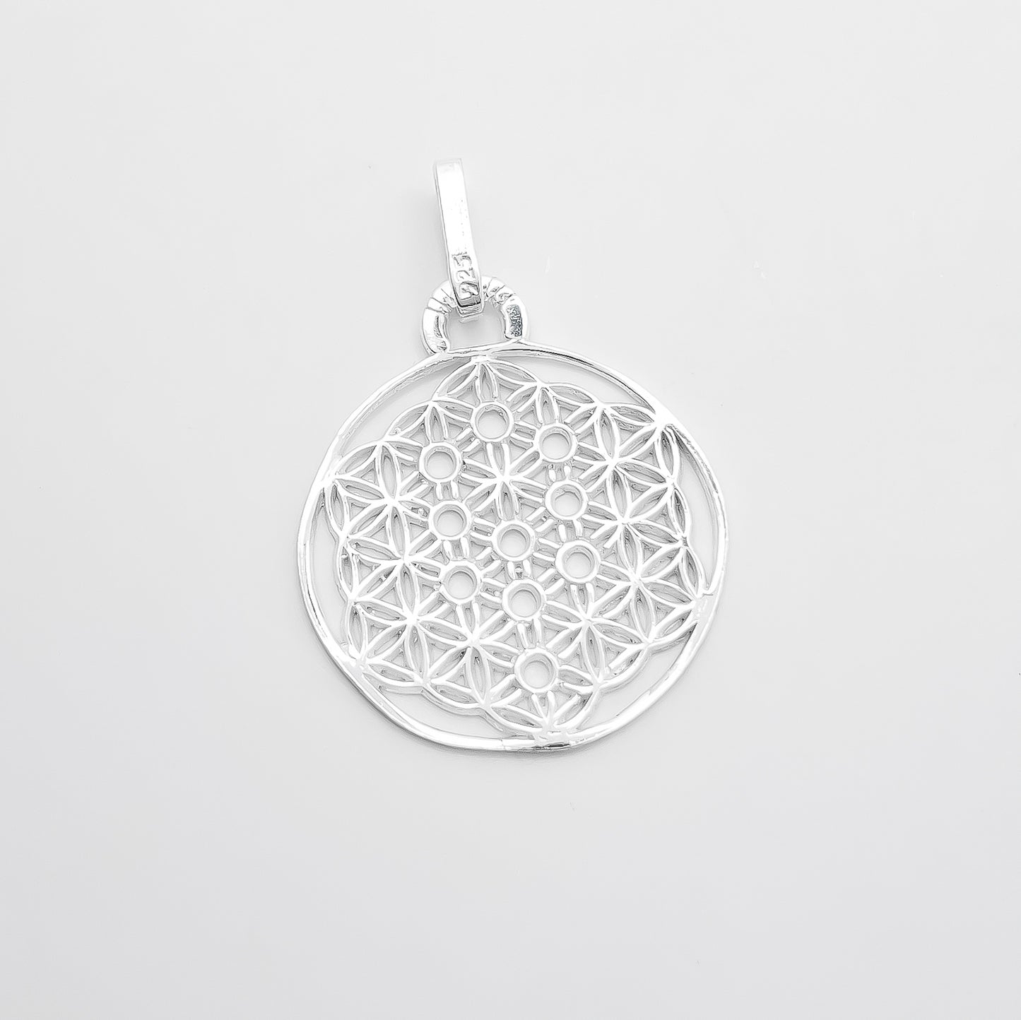 Dije Flor de la Vida Blanco