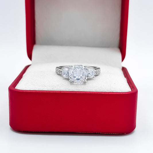 Anillo Zirconia Blanca