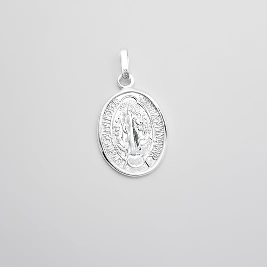 Dije Medalla San Benito Ovalo