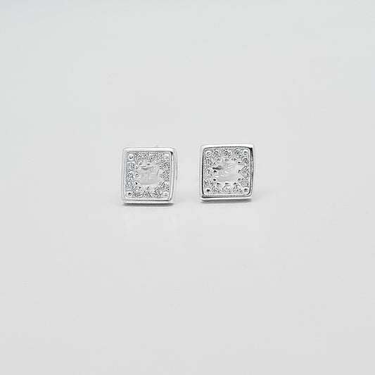 Arete Cuadro Zirconia