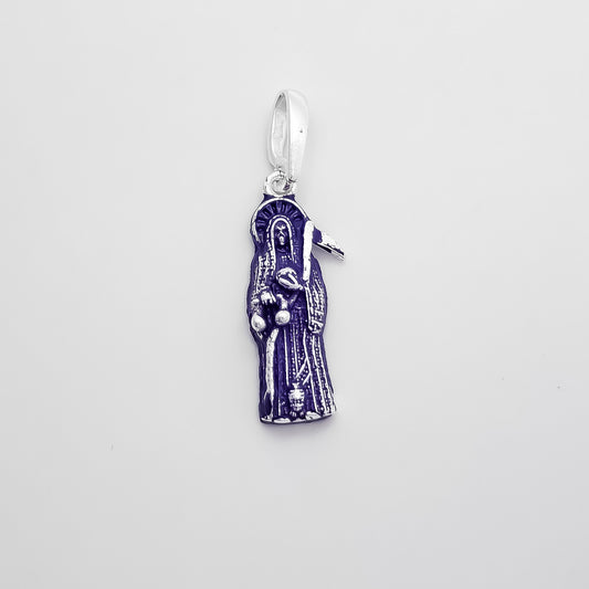 Dije Santa Muerte Mini Morada