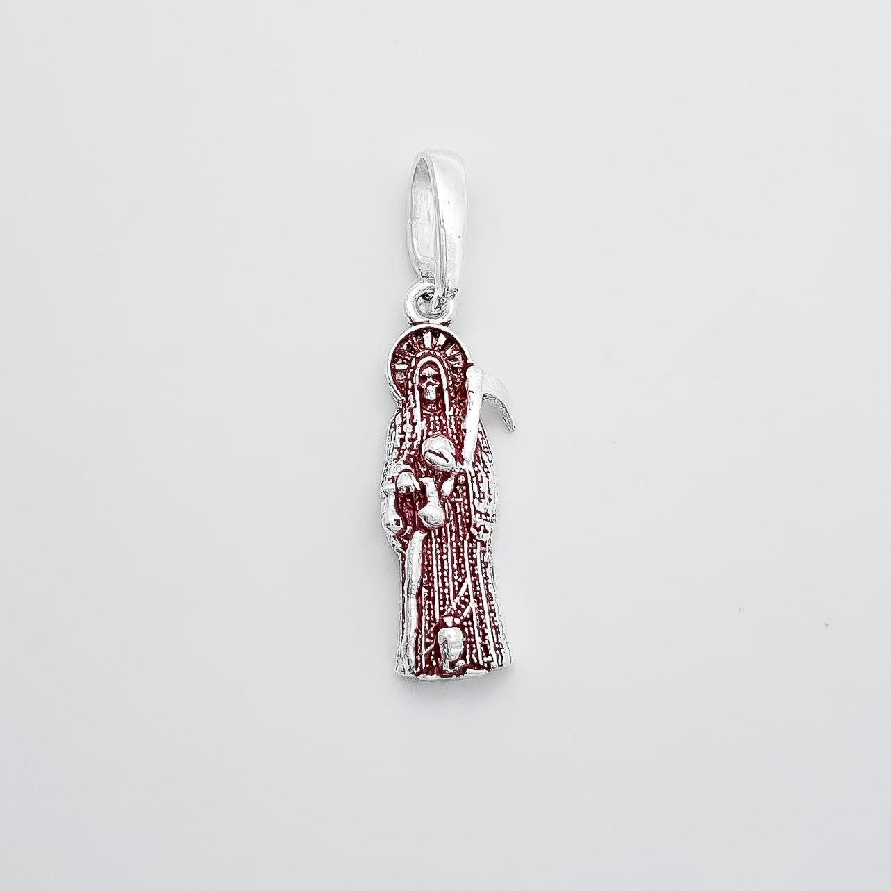 Dije Santa Muerte Mini Roja