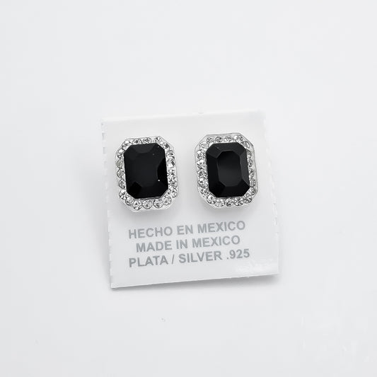 Arete Cuadro Negro