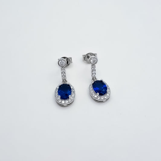 Arete Zirconia Azul