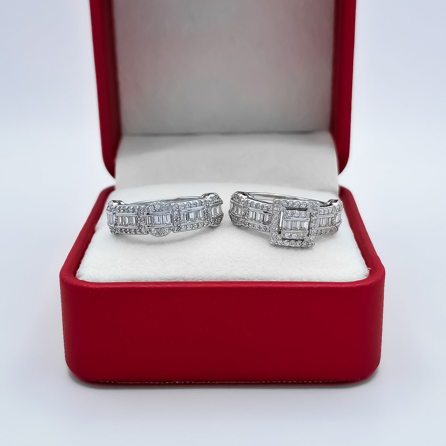 Anillo Zirconia Baguette Alianza