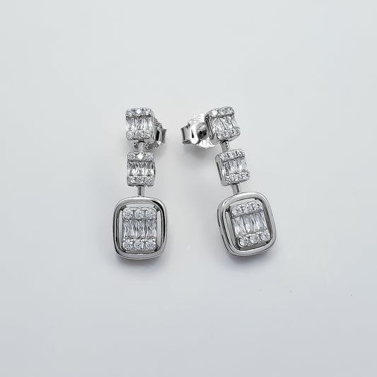 Arete Zirconia Cuadro