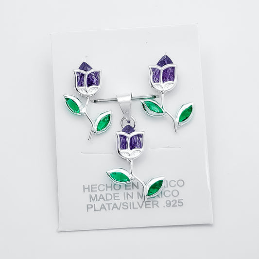 Set Tulipan Morado