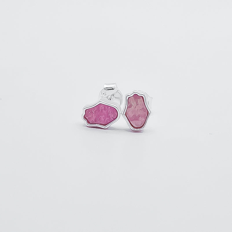 Arete Mano Rosa Opalo
