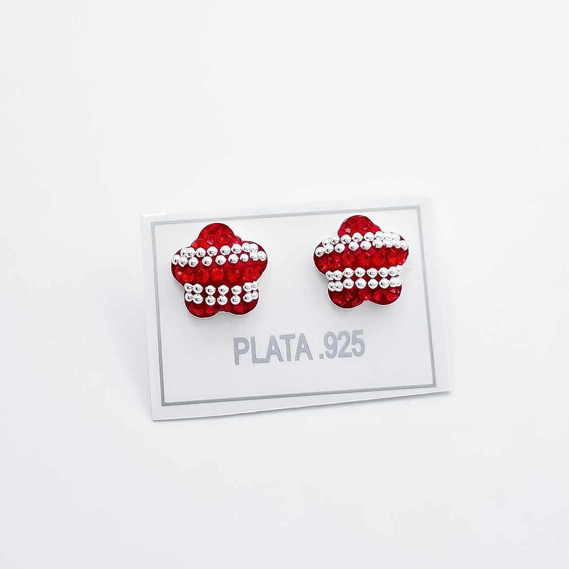 Arete Flor Roja