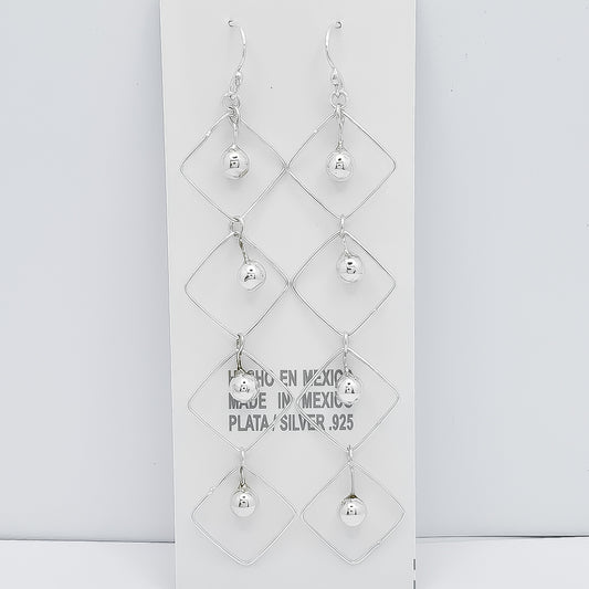 Arete Cuadro Largo