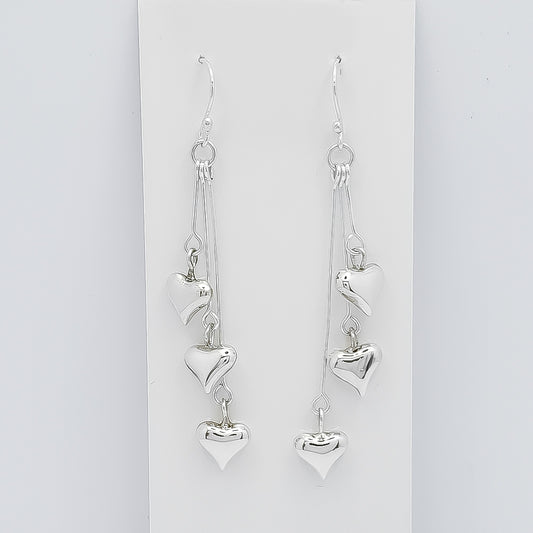 Arete 3 Corazones