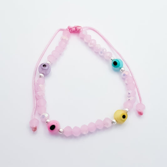 Pulsera Ojos Rosa