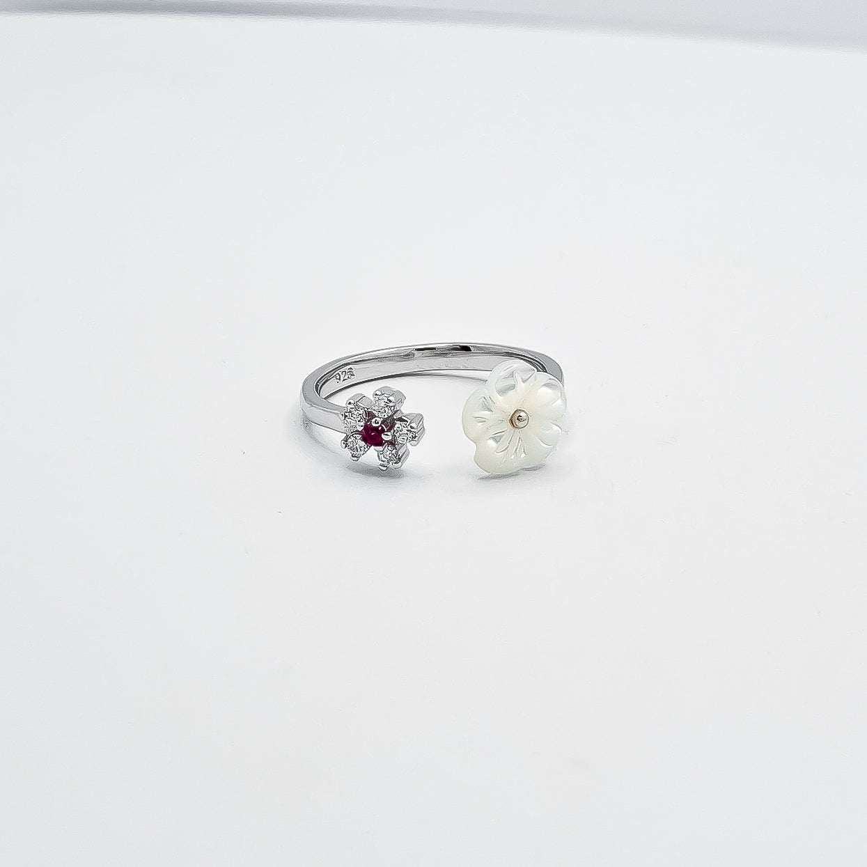 Anillo Flor Ajustable