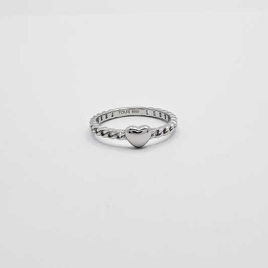 Anillo Cadena Corazon