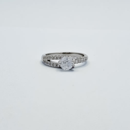 Anillo Bola Zirconia