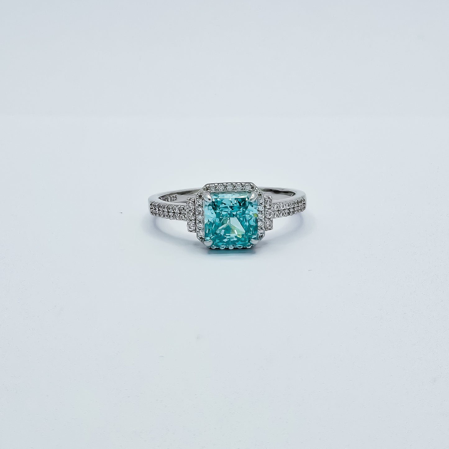 Anillo Cuadro Menta