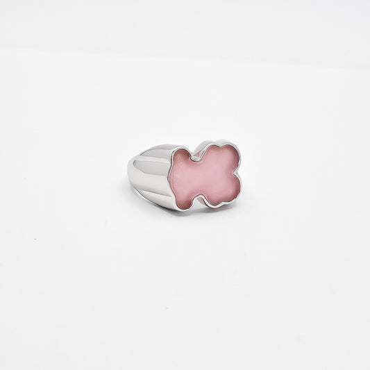 Anillo Oso Rosa