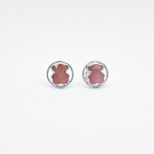 Arete Oso Rosa