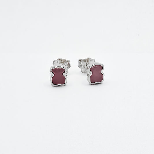 Arete Oso Rosa