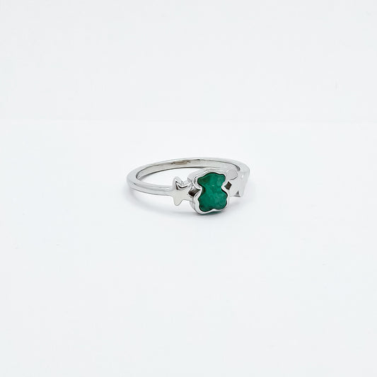 Anillo Oso Verde