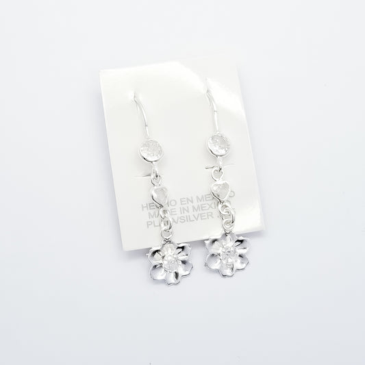 Arete Flor Blanco