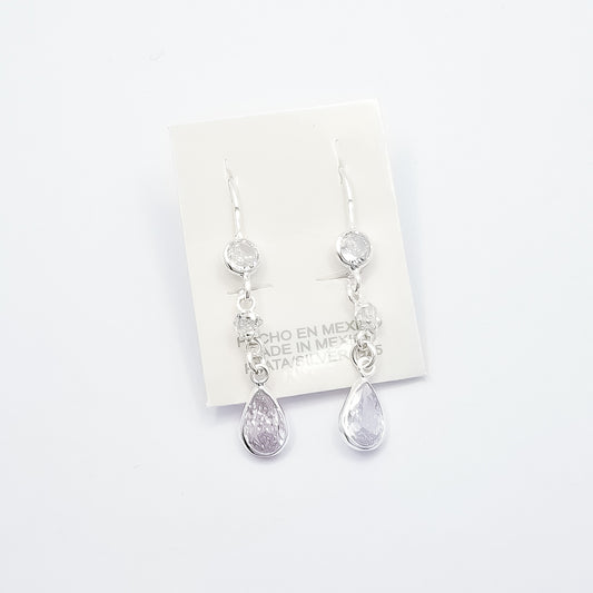 Arete Gota Blanco
