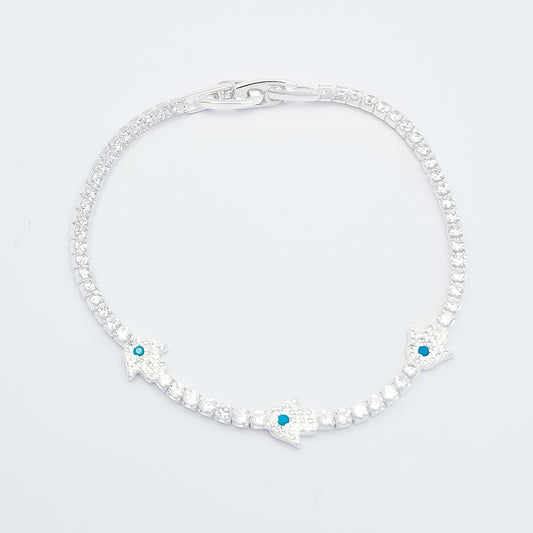 Pulsera Mano Zirconia