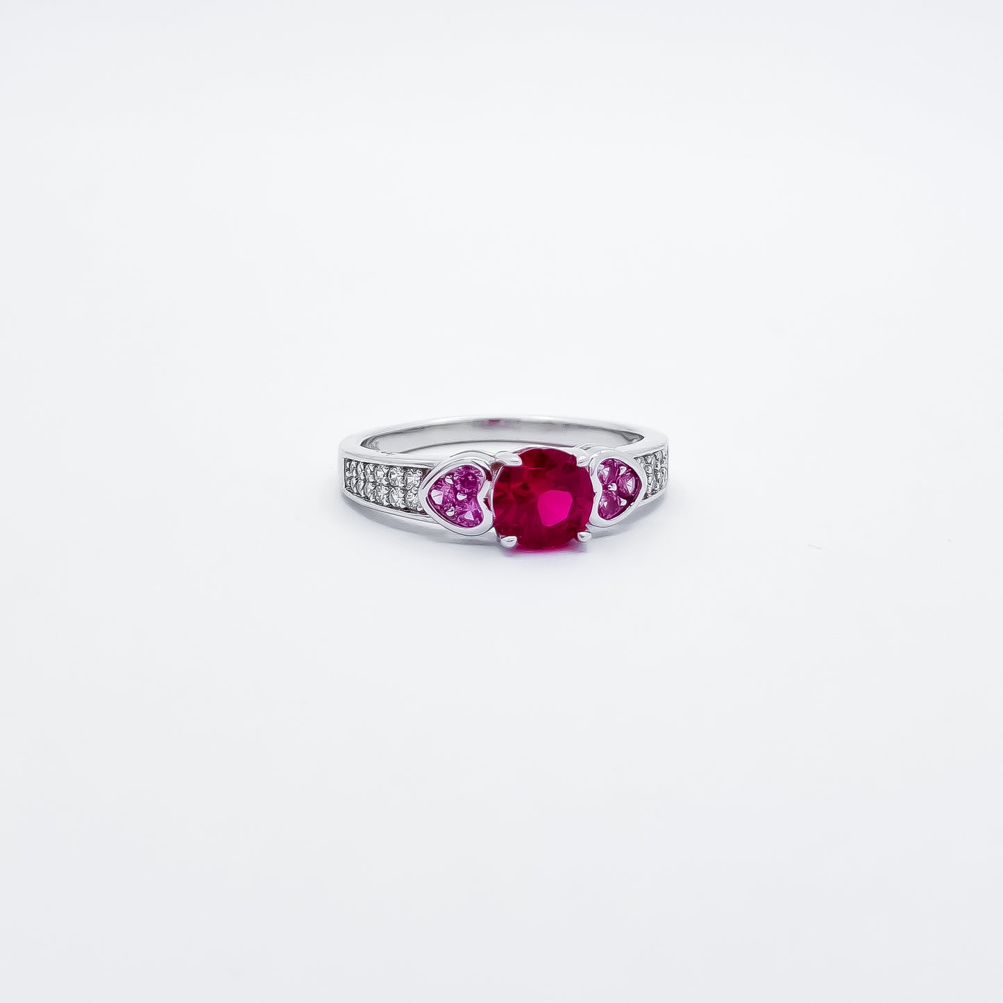 Anillo Zirconia Roja