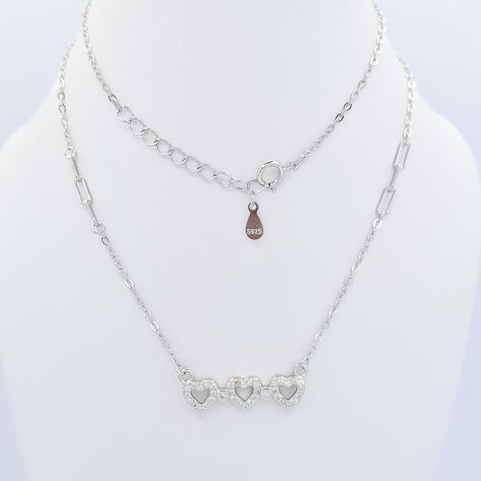 Collar 3 Corazones