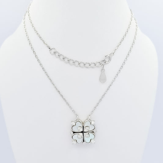 Collar Trebol Perla