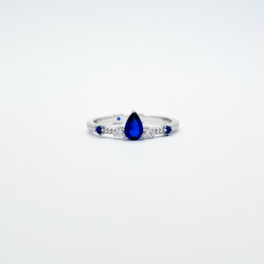 Anillo Gota Azul
