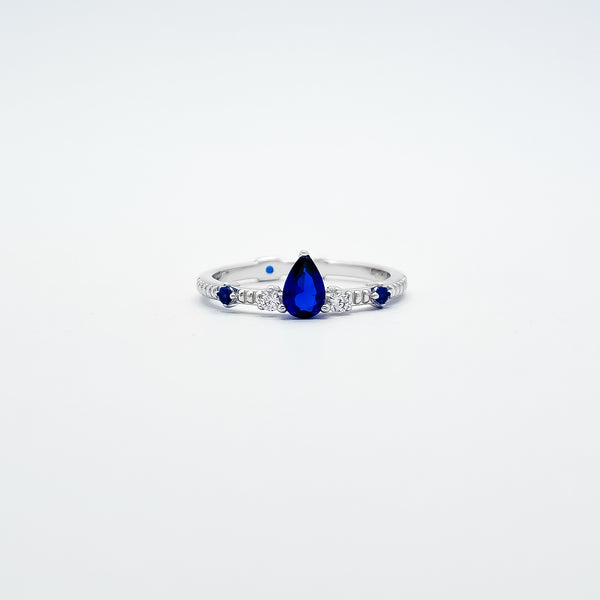 Anillo Gota Azul
