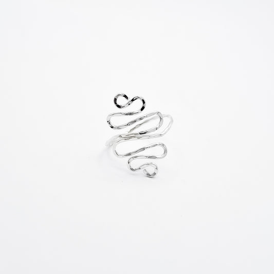 Anillo Martillado Ligero