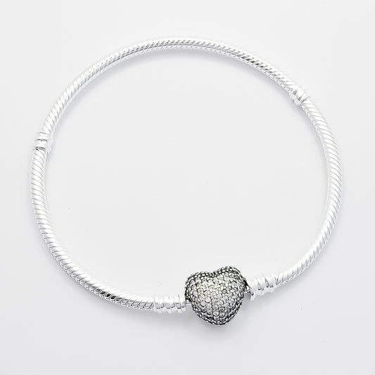 Pulsera Corazon Zirconia