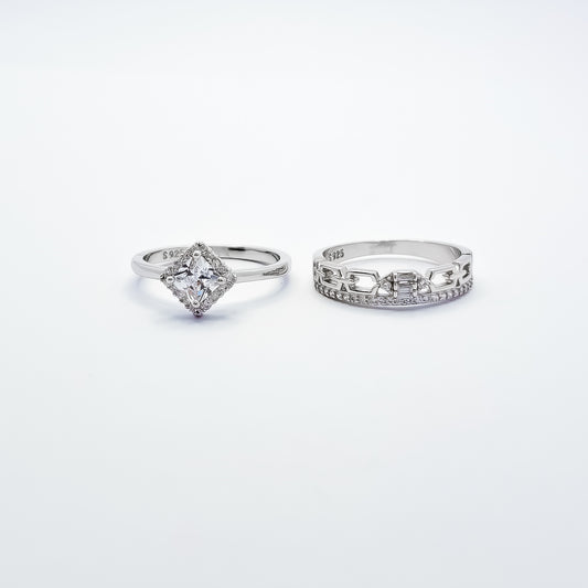 Anillo Alianza Zirconia