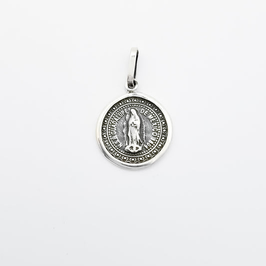 Dije Virgen Circulo Pavonado