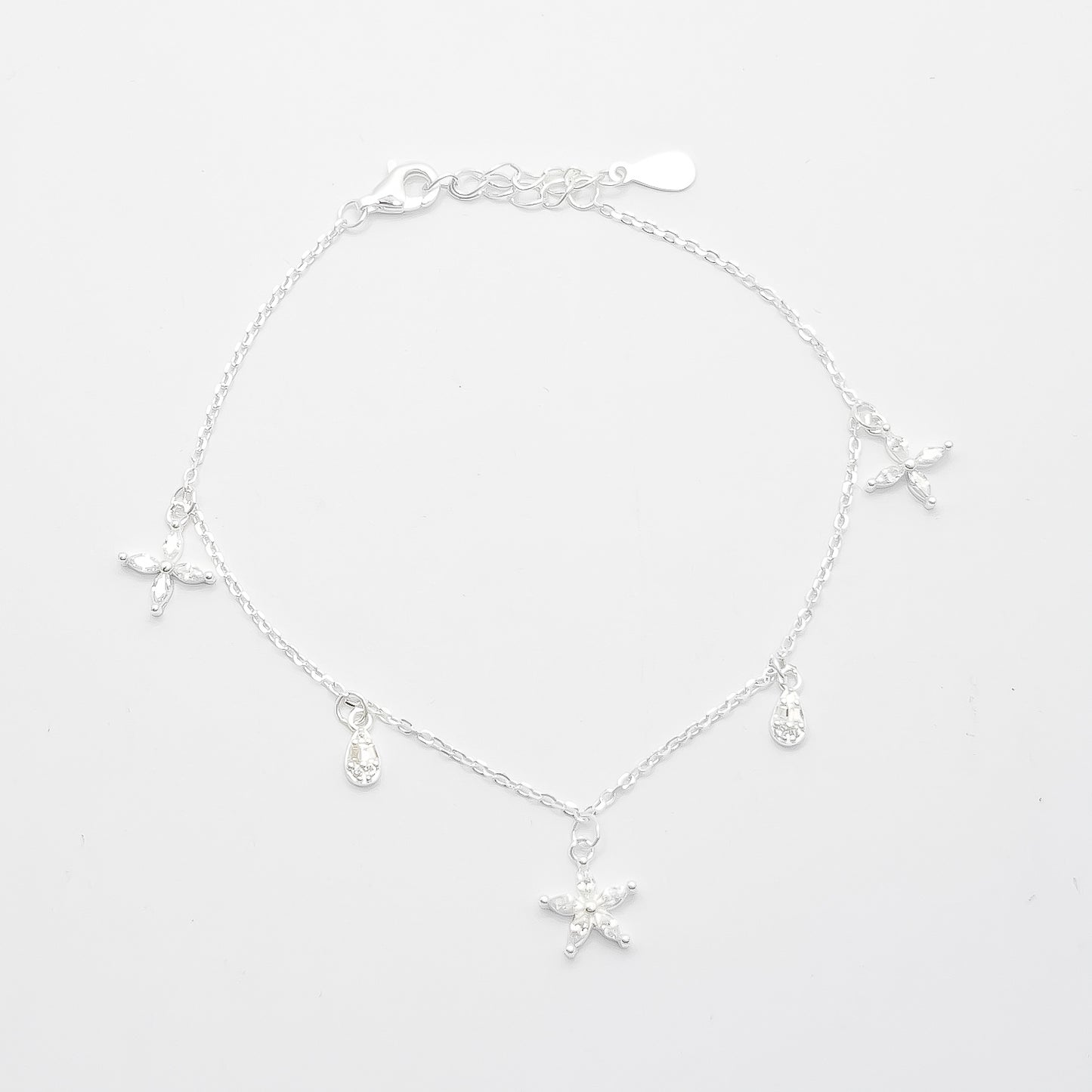 Pulsera Flor Blanca