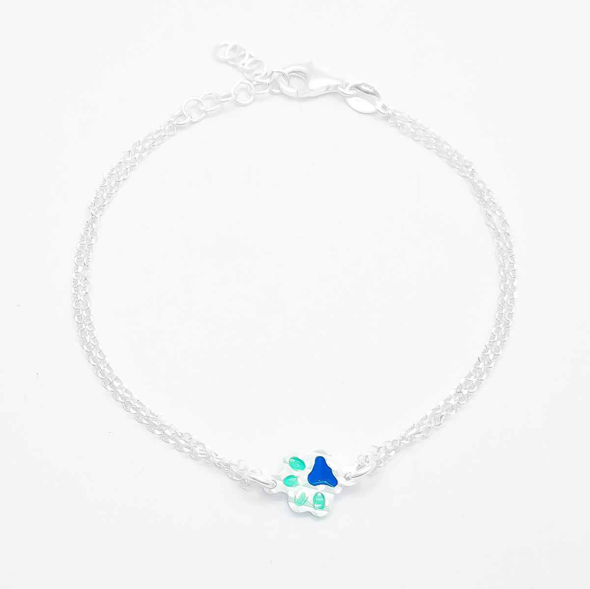 Pulsera Huellita Verde