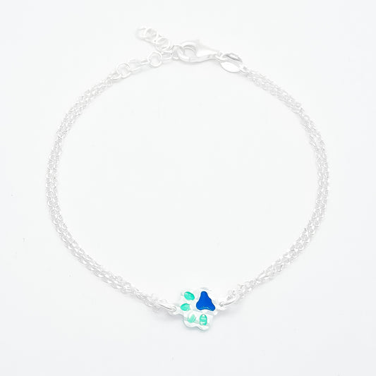 Pulsera Huellita Verde
